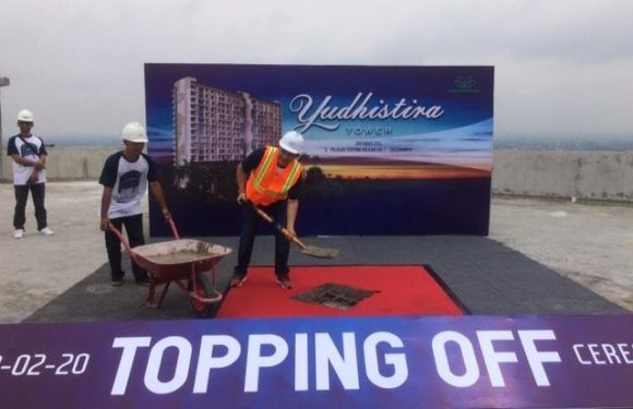 Topping Off Apartemen Yudhistira Tower