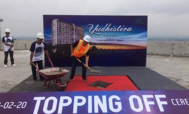 Topping Off Apartemen Yudhistira Tower