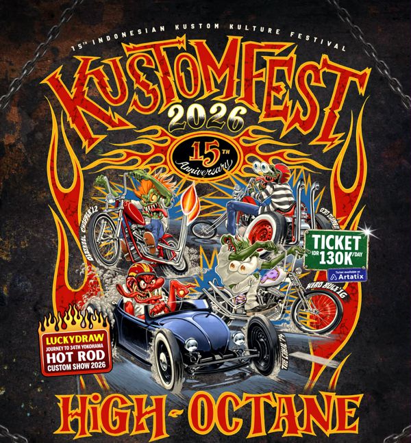 KUSTOMFEST 2026 High Octane: 15 Tahun Kustom Kultur